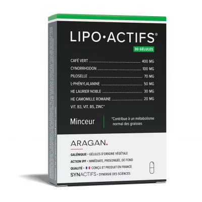ARAGAN SYNACTIFS Slimactifs Minceur x 30 g&eacute;lules