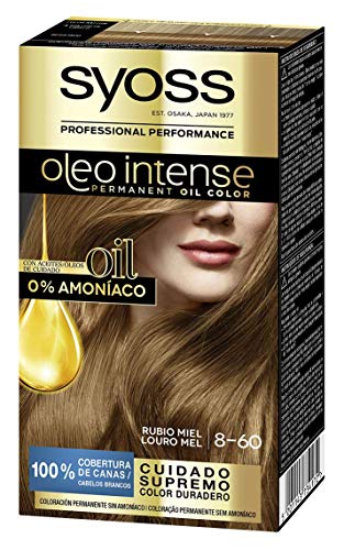SYOSS  Olio Intense Tinte Sin Amoniaco 8.60 Rubio Miel 50ml