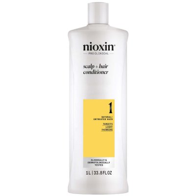 NIOXIN System 1 - Apr&egrave;s-shampoing - Cheveux naturels l&eacute;g&egrave;rement fragilis&eacute;s 1000 ml 