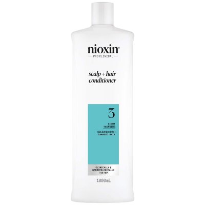 System 3 - Apr&egrave;s-shampooing - Cheveux teints et ab&icirc;m&eacute;s avec l&eacute;ger affaiblissement 1000 ml 