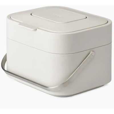 JOSEPH JOSEPH Syst&egrave;me modulaire pour le tri s&eacute;lectif  Stack 4 Blanc
