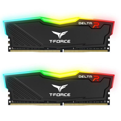 TFORCE T-Force Delta RGB - 2 x 8 Go - DDR4 3200 MHz - Noir