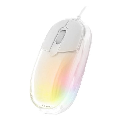 TNB T'nB LUMY - Souris - optique - 2 boutons - filaire - USB - blanc 