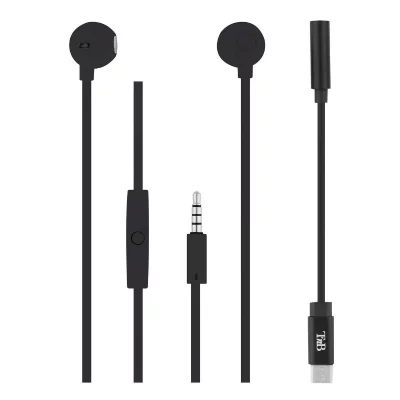 TNB T'nB SWEET - Ecouteurs avec micro - embout auriculaire - filaire - jack 3,5mm, USB-C - noir