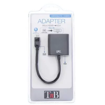 TNB T'nB  - Adaptateur Micro HDMI vers VGA Noir