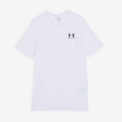 UNDER ARMOUR T-shirt  Sportsyle Left Chest manche courte blanc - L