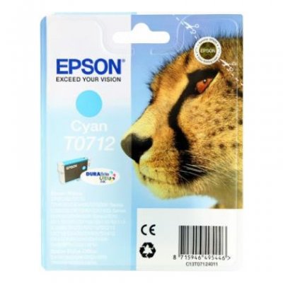EPSON T0712 Cartouche d'encre d'origine DURABrite Ultra cyan pour D78 D92 DX4050 4450 5050 6050 7000F