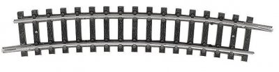 GENERIQUE T14917 (N) Voie Minitrix Rail courbe 15 &deg; 329 mm 10 pc(s)