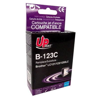 UPRINT T3AZUR BJ123CUP cartouche d'encre 1 pi&egrave;ce(s) Compatible Cyan