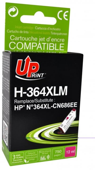 UPRINT T3AZUR HJ364XLMUP cartouche d'encre 1 pi&egrave;ce(s) Magenta