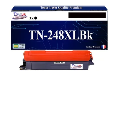 T3AZUR  -Toner compatible avec Brother DCP-L3515CDW DCP-L3520CDW TN248 XL Noir