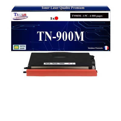 T3AZUR  -Toner compatible avec Brother HL-L9200CDWT L9300CDWTT MFC-L9550CDWT TN900 Magenta