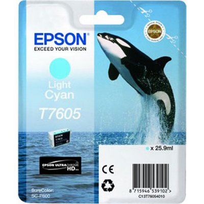 EPSON T7605 ORQUE CYAN CLAIR