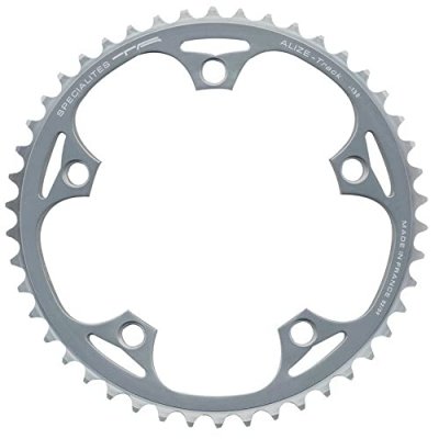 SPECIALITES TA TA Shimano Track Outer Chain Ring (130 BCD), Silver