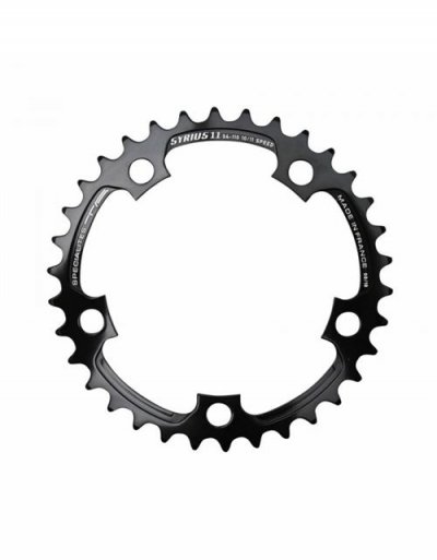 SPECIALITES TA TA Specialites Zelito Triple 74, 4 Bras, 8/9/10 Vitesses, Noir, 24T