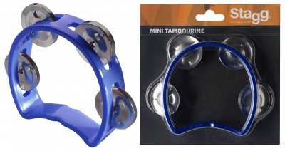 STAGG Tab-Mini/Bl - Mini Tambourin - Bleu