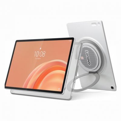 LENOVO Tab Plus Gen 2 12,1'' 128 Go Blanc C&eacute;leste + Coque Transparent