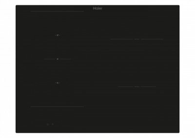 HAIER Table &agrave; Induction S&eacute;rie I-Dual 6 4 Zones 7600W Noire - HAIFB54IRCS