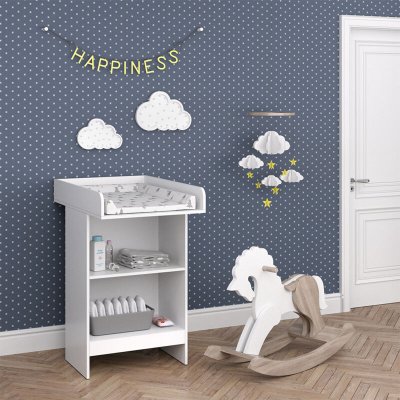 VICCO Table &agrave; langer  Leo blanc B&eacute;b&eacute; &Eacute;tag&egrave;re &agrave; langer Mod&egrave;le b&eacute;b&eacute; Commode Commode &agrave; langer 