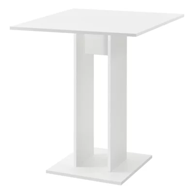 Table &agrave; Manger Lindesnes 65 x 65 x 78 cm Blanc [en.casa]