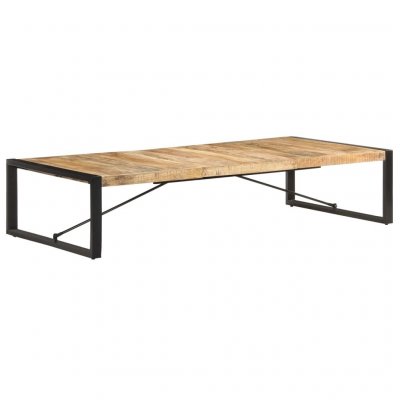Table Basse 180x90x40 Cm Bois De Manguier Brut Vidaxl