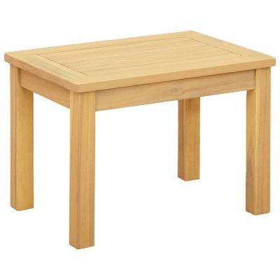 Table Basse Acacia Clair 50 X 35 X 36 Cm Bois D'acacia Massif Vidaxl