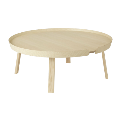 Table basse - AROUND XL Diam 95cm x H 36cm Fr&ecirc;ne