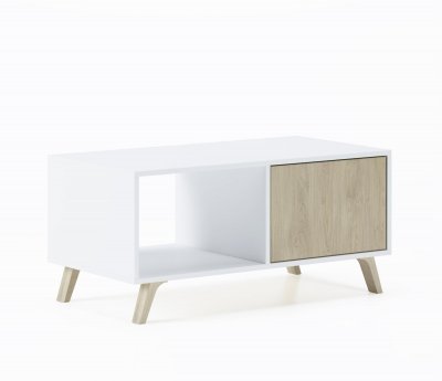 Table basse avec portes Blanche et Puccini