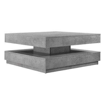 Table basse canap&eacute; office moderne conception pivotant plancher diff&eacute;rentes couleurs Couleur : B&eacute;ton