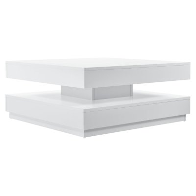 Table basse canap&eacute; office moderne conception pivotant plancher diff&eacute;rentes couleurs Couleur : Blanc