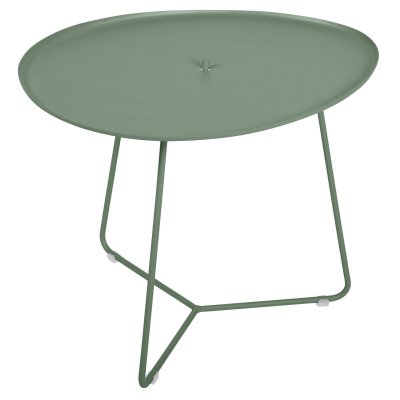 FERMOB Table basse Cocotte - Plateau amovible - M&eacute;tal - Cactus