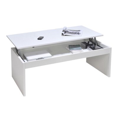 Table basse darwin 100x50cm / Blanc/ 100x50x43 cm