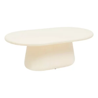 Table basse Dumka 110x65x40cm ivoire - Atmosphera Cr&eacute;ateur dint&eacute;rieur