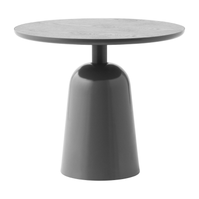 Table basse en acier grise Turn table Grey - Normann Copenhagen
