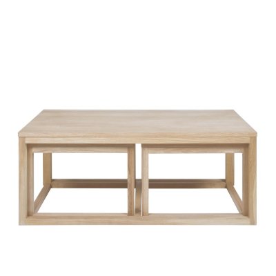 Table basse en ch&ecirc;ne - corner