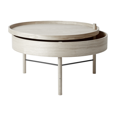 Table basse en ch&ecirc;ne naturel Tournante - Audo