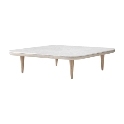 Table basse en marbre blanc Fly SC11 -&tradition