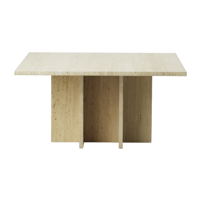 Table basse en travertin 80 x 40 cm Edge - Normann Copenhagen