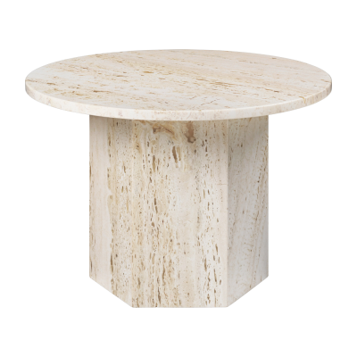 Table basse - EPIC COFFEE &Oslash; 60 x H 42 cm Blanc neutre