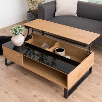 Table basse izzy 110cm - ch&ecirc;nenoir 0000074541