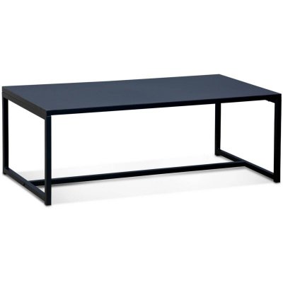 Table basse m&eacute;tal noir 100x50x36cm - industriel sweeek