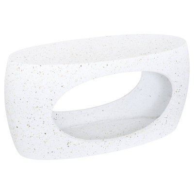 Table Basse Narlon 80x33x40cm Blanc - Atmosphera