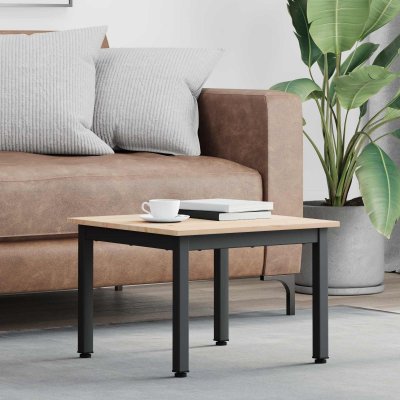 Table Basse Naturel 50 X 50 X 36 Cm Bois De Pin Massif Vidaxl