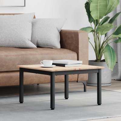 Table Basse Naturel 60 X 60 X 36 Cm Bois De Pin Massif Vidaxl