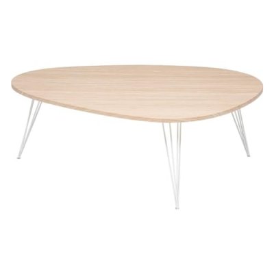 Table basse ""Neile"" en m&eacute;tal 112x80cm - Atmosphera createur d'interieur