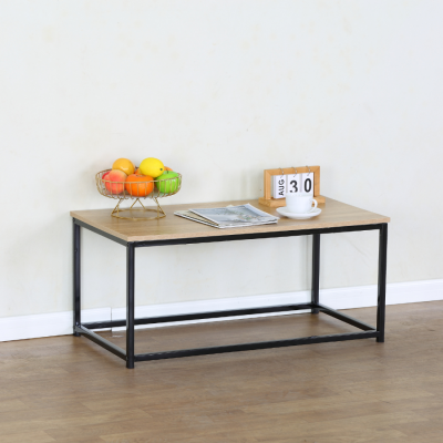 Table Basse Rectangle 90x48cm Bois Tivi