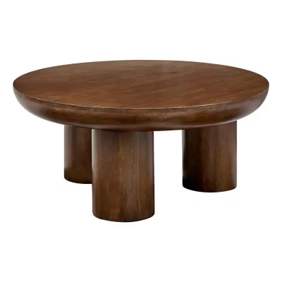 Table Basse Stambh Bois De Manguier 90x90x40cm - Atmosphera