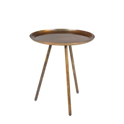 Table d'appoint Frost tripode - Boite &agrave; design - Cuivre