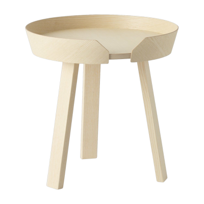 Table d'appoint gu&eacute;ridon - AROUND S Diam 45cm x H 46cm Fr&ecirc;ne