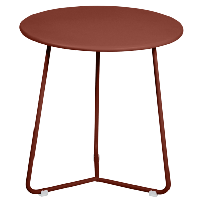 FERMOB Table d'appoint - tabouret bas Cocotte  Ocre rouge